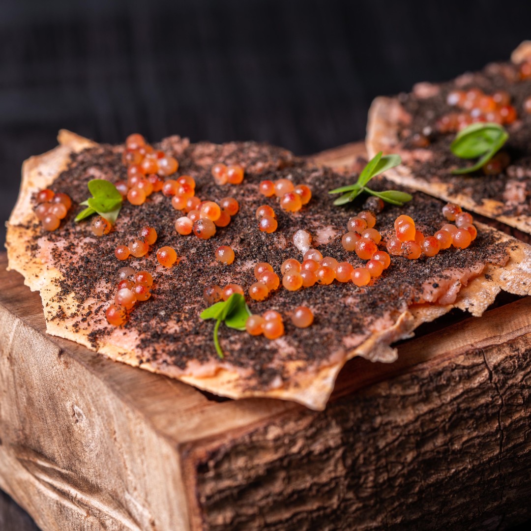 SolloRest's tweet image. Tosta de paté de tenca con su piel  y huevas. Menú degustación " Caminho 2020" 
#Malaga