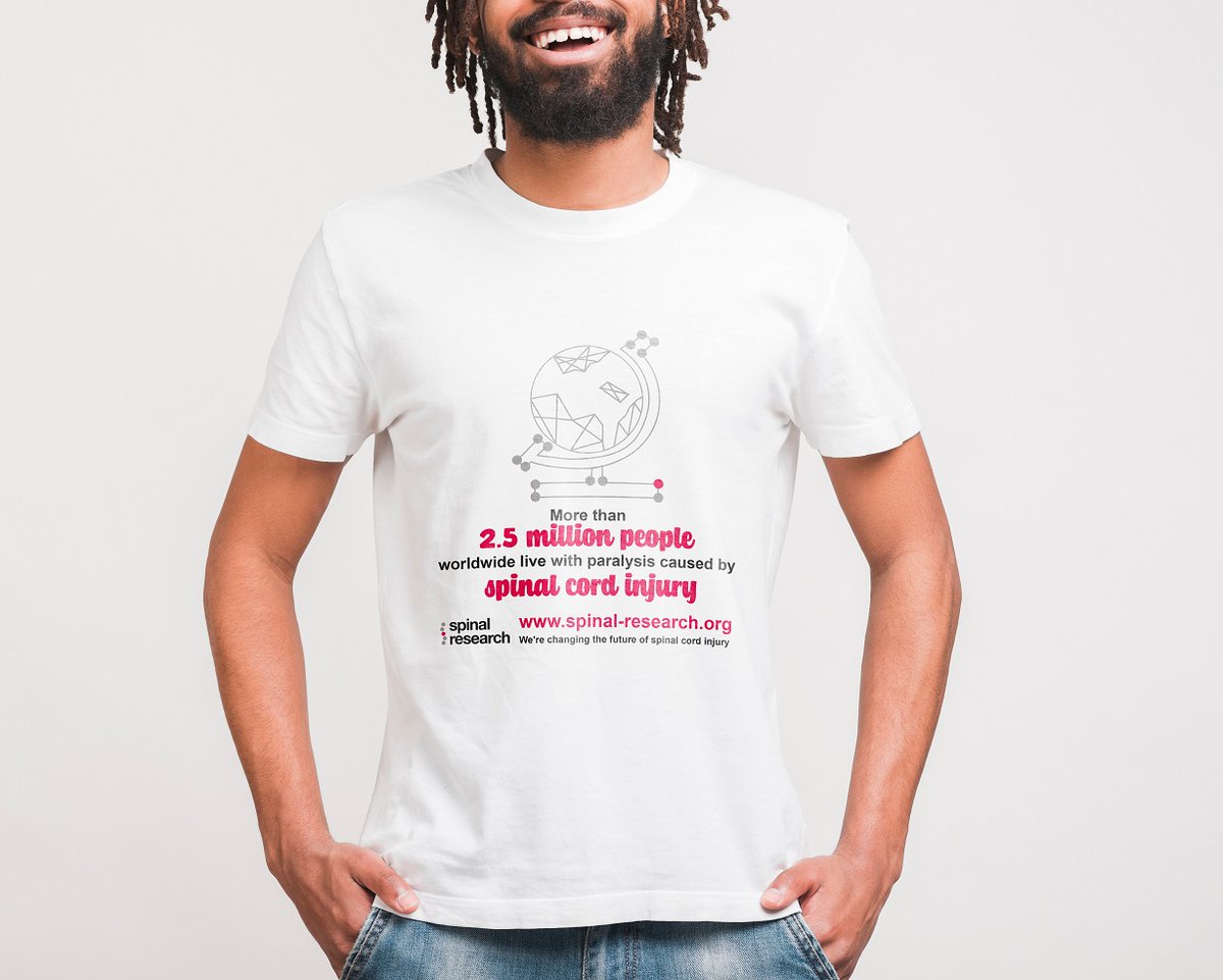 SpinalResearch's tweet photo. Did you know that more than 2.5m people worldwide live with paralysis due to spinal cord injury?
You can help us change the future of spinal cord injury. Please support us by visit our shop and making a purchase.
https://t.co/wpSAclqH9R
#SCIAware #CharityTuesday #TeamSpinal https://t.co/3qD3aJ7BQX