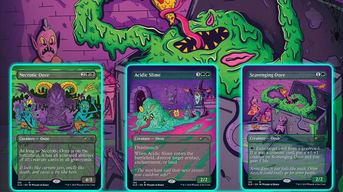 Dicebreaker Magic The Gathering S Latest Secret Lair Drops Five Limited Edition Psychedelic Slime Cards And You Have Until Tomorrow To Grab Em T Co Ehmslqfma2 T Co Tmrzzse0n7
