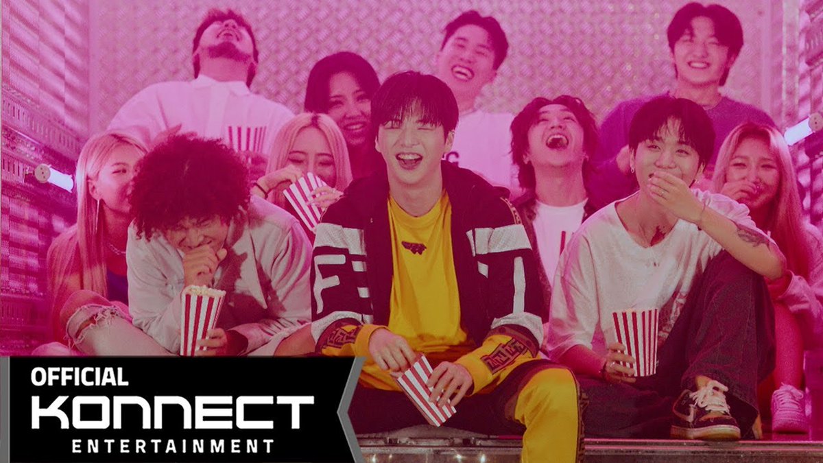 allkpop's tweet photo. Kang Daniel watches the whole 'Movie' in star-studded MV
https://t.co/JopGWEnYaz https://t.co/TFpgCxg4jW