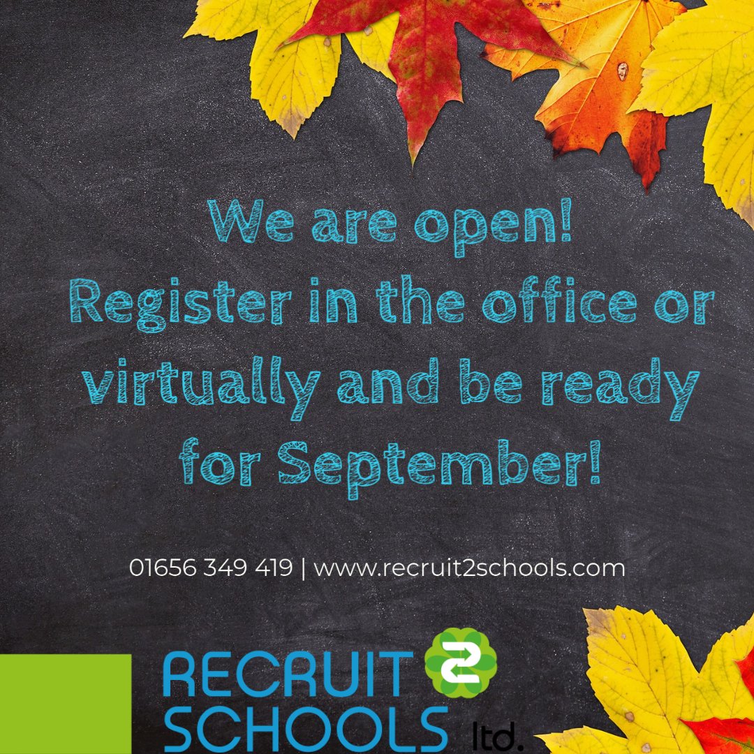 recruit2schools's tweet photo. A big welcome to all our candidates who have registered with us virtually through lock down! The office is now open for registrations, but virtual appointments are still available! We have worked with a senior nurse to make sure the office is safe and ready to welcome you. https://t.co/noUoh7FdPY