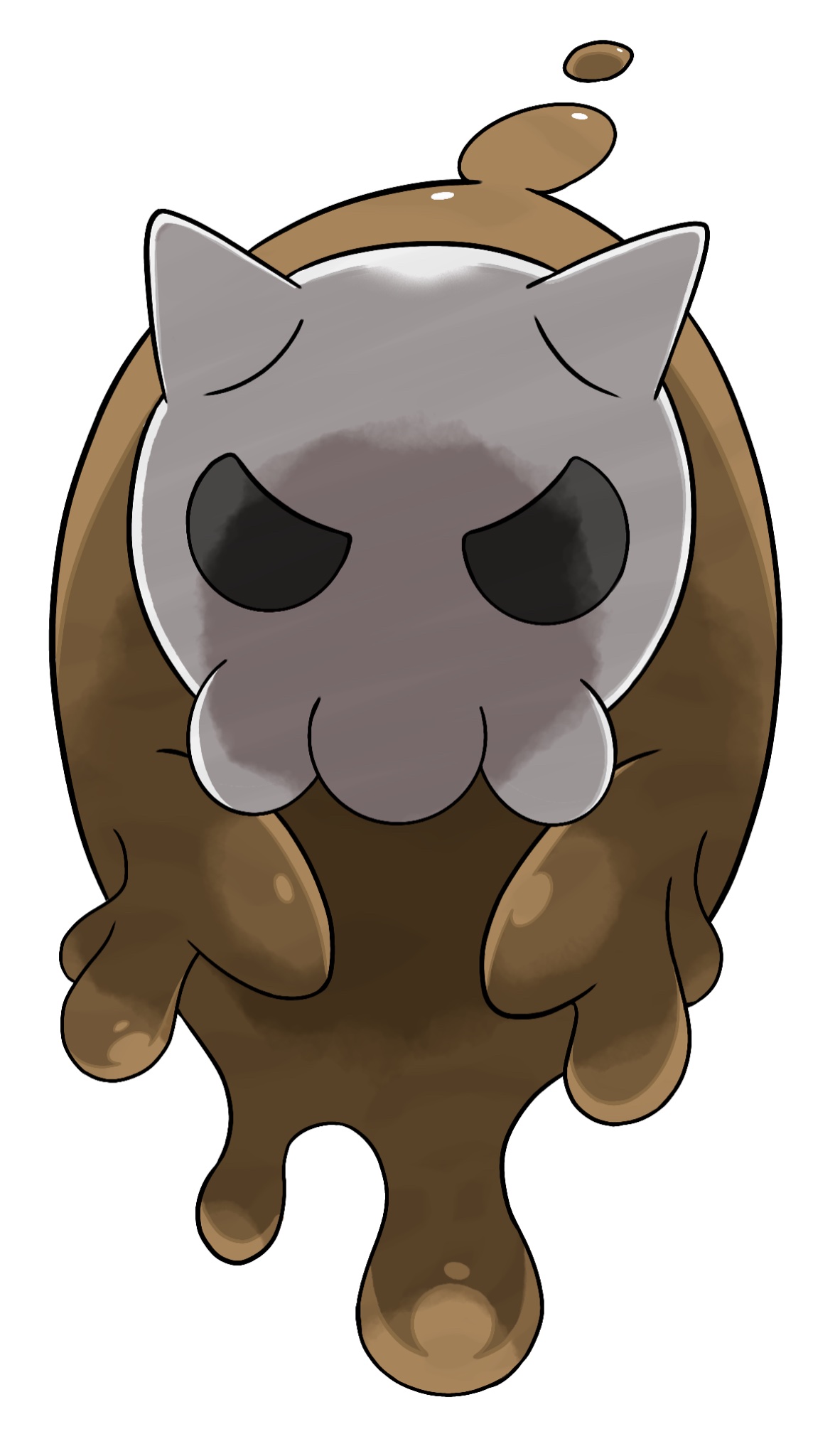 Twitter 上的 そぼる オリポケ ぬきたし垢 おどろかしポケモン オドロドロ 再掲 昨日あげたスカドロの進化形です 別に他人を驚かさなくても生きていけるようになりましたが それはそれとして驚かすのが大好きだから驚かしている 設定 ドクロ仮面の下には某