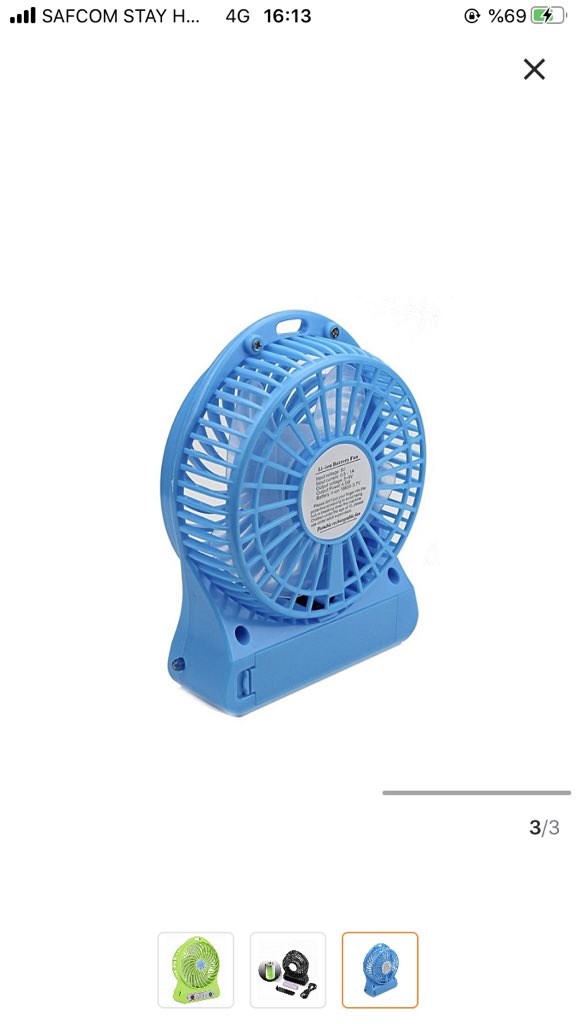 Mini portable fan for ksh.899