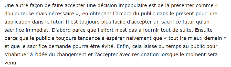 4/ La stratégie du différé