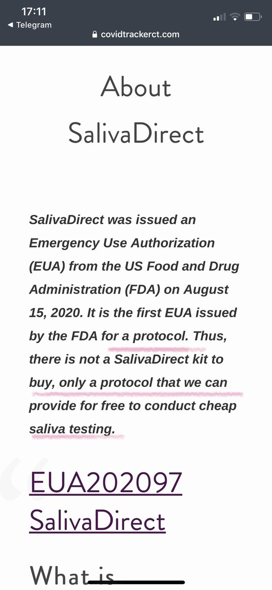  #ncyt  #novacyt  $alnov6 exiting tests approved for use with saliva.....Notes below dyor