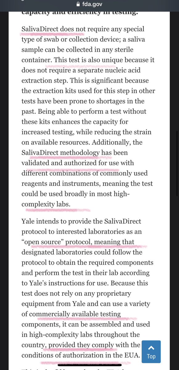  #ncyt  #novacyt  $alnov6 exiting tests approved for use with saliva.....Notes below dyor