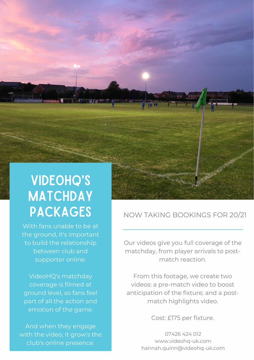 Football clubs are currently in long distance relationships with their fans. So like any LDR, the relationship needs to be built online.

Our matchday packages mean fans will still feel part of the club even though they can't be at the match.

#videoproduction #football #filming
