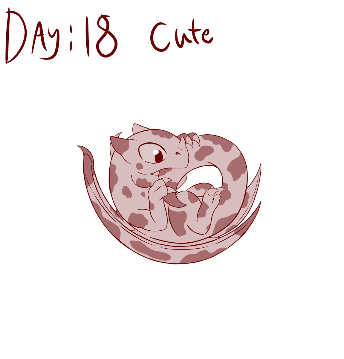 ScorchingShadow's tweet photo. Day 18 #Smaugust #Cute
A #BabyDragon chewing it's own tail like a #Puppy or #Kitten I mean who wouldn't want to cuddle with his cute #little #Hatchling
#SmallDragon #Adorable #CuteDragon #DragonArt #Smaugust2020 #Character #Characterart #Dragonart #Dragon https://t.co/9YsCedEfEq