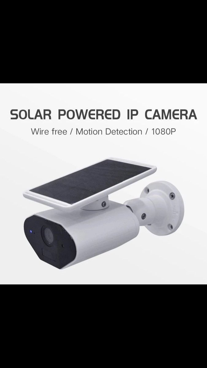 Solar powered Ip camera ksh.15000 only
