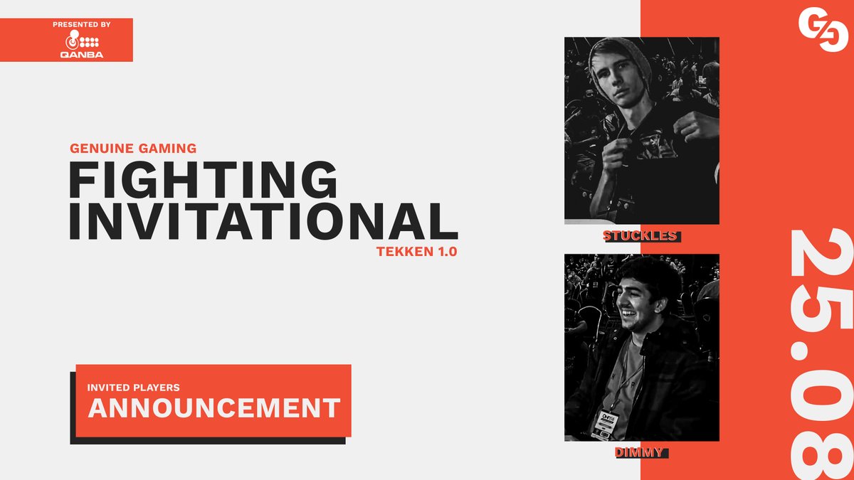 GenuineGamingAU's tweet photo. Genuine Gaming Fighting Invitational: Tekken 1.0.

Here are your next competitors,

> @Stuckles_ - The pride of South Australia enters the fray and he is here to win.

> @dimmmmmmy - Eager to prove himself, he rises to the challenge.

Presented by @QanbaUSA https://t.co/cwk37WeITh