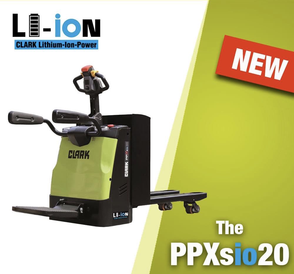 🚨 NEW ARRIVAL 🚨

New CLARK Lithium-Ion low-lift pallet truck with foldable driver's platform – the PPXSIo20.

Intermediate charges can avoid downtimes for recharging. Up to 7 % battery capacity can be recharged in just 10 minutes. 

More info: Info@knightsbridgemechanical.com