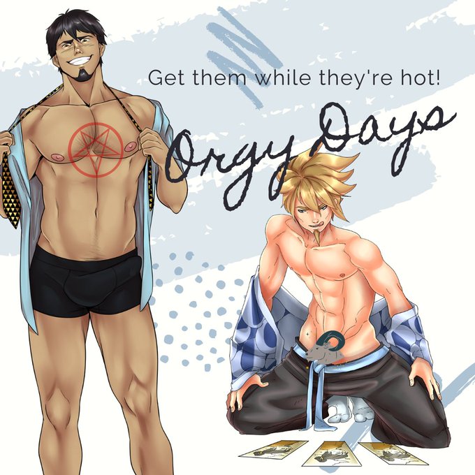 The orgy is almost over, but the fun is far from over! Get them while they're hot, my hero! ??

#gay