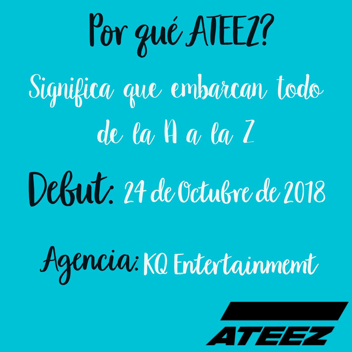 KcoffeeSpain's tweet photo. Hola!
Os traemos una mini guía para stannear a ATEEZ !

 Quién es vuestro ibas?

Si querris que hagamos alguna otra mini guía de otros grupos comentar este twit 😊

#ATEEZ https://t.co/d9BK9AqqgO