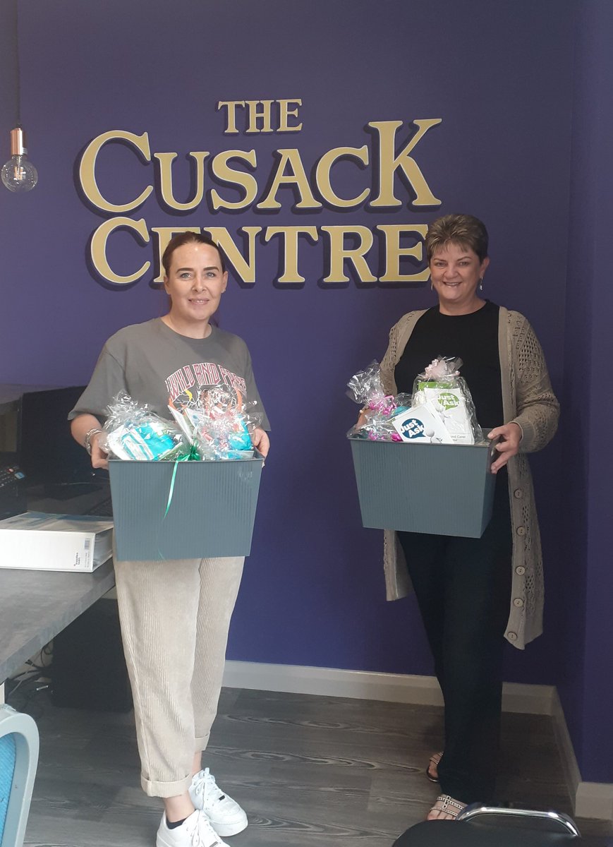 Today's delivery of sanitary packs to @DestinedDerry . Great to see you. Funded by @Tesco
@markICNI @ClaireICN1 @ICNI2019 
#letstalkaboutperiods #learningdisabilityawareness #autismawareness
@publichealthni @WesternHSCTrust
