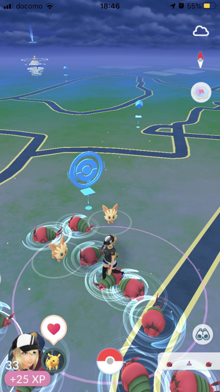 くりやまなおこ ポケモンgo フシデ 大量発生 湧く びっくりした T Co Tbpth7wpun Twitter