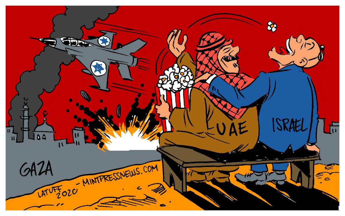 Carlos Latuff on X: "UAE #Israel deal in a single image. @MintPressNews  #Palestine #Gaza https://t.co/DErRmJdjvV" / X