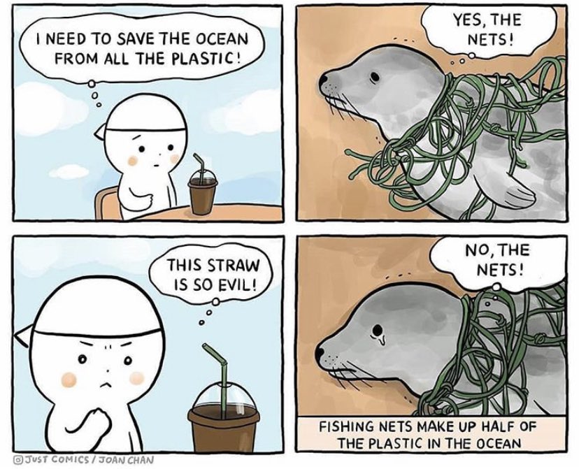 criskotsu's tweet photo. Stop single use plastic but also clean the beaches and sea from waste
#SafeOcean #Reduce #FishingNets #SaveThePlanet #ClimateAction #Marine #OceanWorlds #Ocean #JustComics https://t.co/89Q1npoTTC