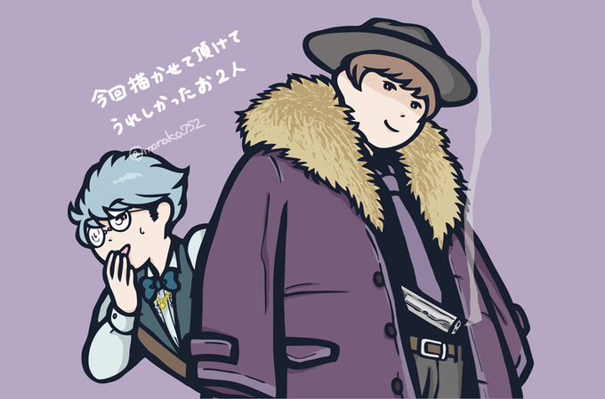 「purple jacket」 illustration images(Popular｜RT&Fav:50)