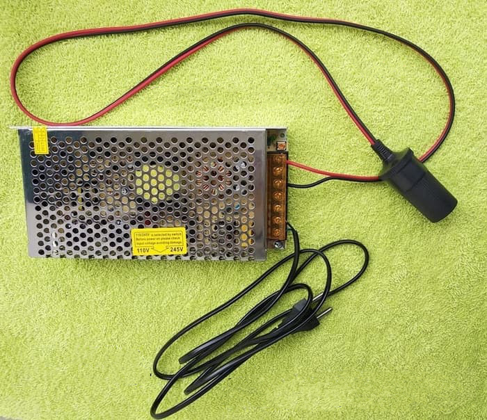 Power Supply Adapter 12V 10A dengan Kabel Panjang - tokoonline88.com/power-supply-a…