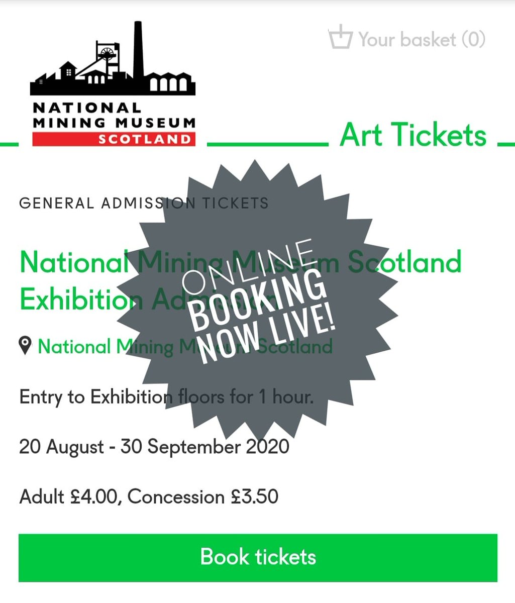 NatMiningMuseum's tweet image. We're re-opening our doors on Thursday 20th August and our online ticket booking system is now live!  We can't wait to welcome you back! …ing-museum-scotland.arttickets.org.uk 
#goodtogo #artfund #arttickets #goindustrial #scotlandstartshere #welcomeback