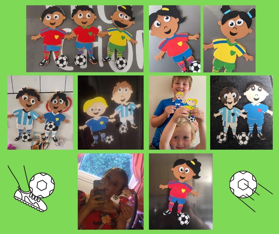 ChildrenHandS's tweet photo. In the 4 #CreativeConnectivity sessions the children made football figures. They were a great talking point, naming them, creating imaginary stories & characters! It has been great to see the children's confidence grow in these weekly groups. @TV_PCC #parentinprison #connection https://t.co/TSfy3Ue47g