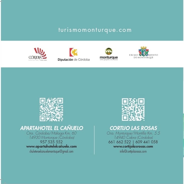 Hoy os presentamos nuestros #AlojamientosRurales 
Apartahotel El Cañuelo y Cortijo Las Rosas. 

A tan solo unos kilómetros de #CisternasRomanas, #CastilloMedieval y #CementerioSanRafael.
Ven a disfrutar del verano en el #centrogeográficodeandalucía!!
#monturqueteespera