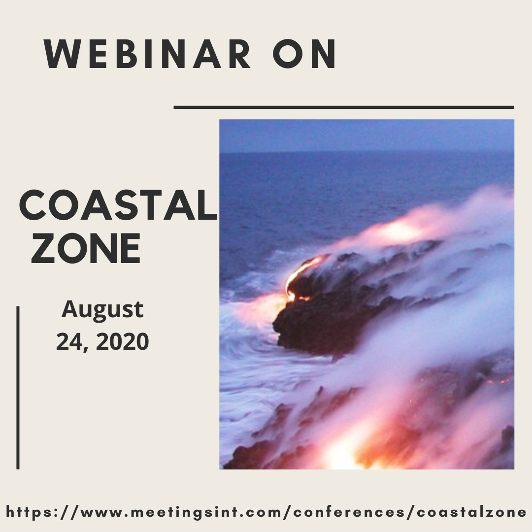 CoastalZone2020's tweet photo. Confirm your presence and explore your fresh idea with us. Remark your calendar before the end of the sessions.
#Coastal_Zone_2020 #August_24, 2020. https://t.co/I96JE7djIh