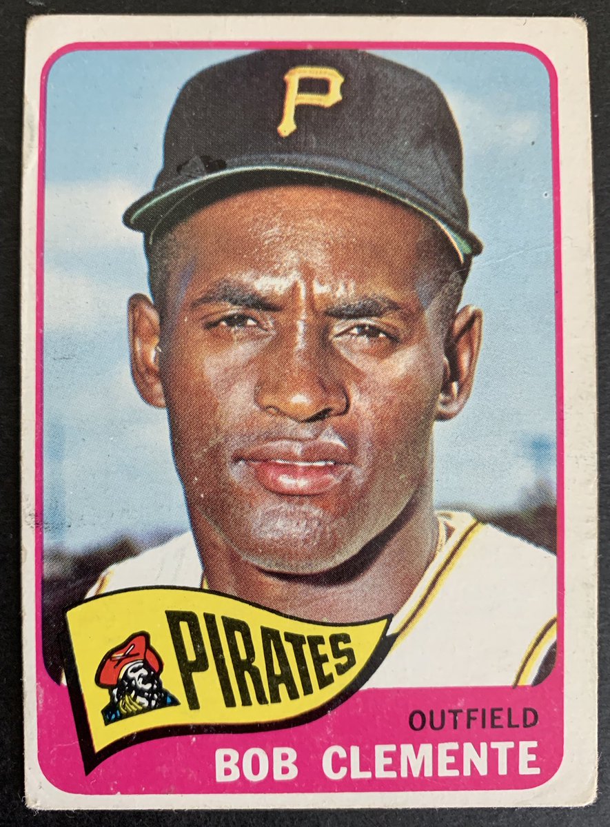 Hard to choose among Clemente’s base cards but this portrait, simple yet expressive, has always been a favorite.