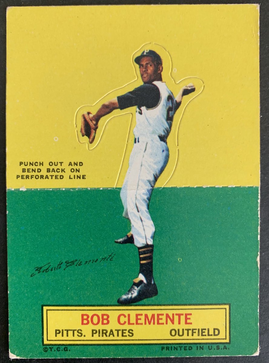 A good thing some Boomer didn’t perforate this 1964  @Topps stand-up.