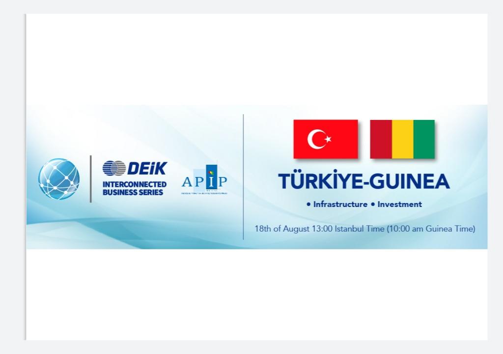 SoulissBtp's tweet photo. Souliss BTP participe au « Interconnected Business Forum Turquie-Guinée ». Aujourd'hui 18 Août 2020 via la plateforme ZOOM de 10h00 à 12h00 (heure locale). #guinée #Conakry #soulissbtp https://t.co/SVFGgfnQBu
