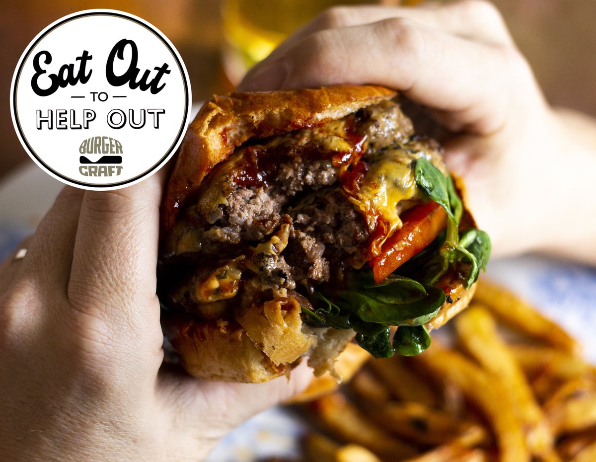 These could be your hands wrapped around a #JuicyBastard for just £4.75 every Mon-Weds until the end of August... #EatOutToHelpOut #BurgerCraft <a href="/Burger_Craft/">Burger Craft</a>