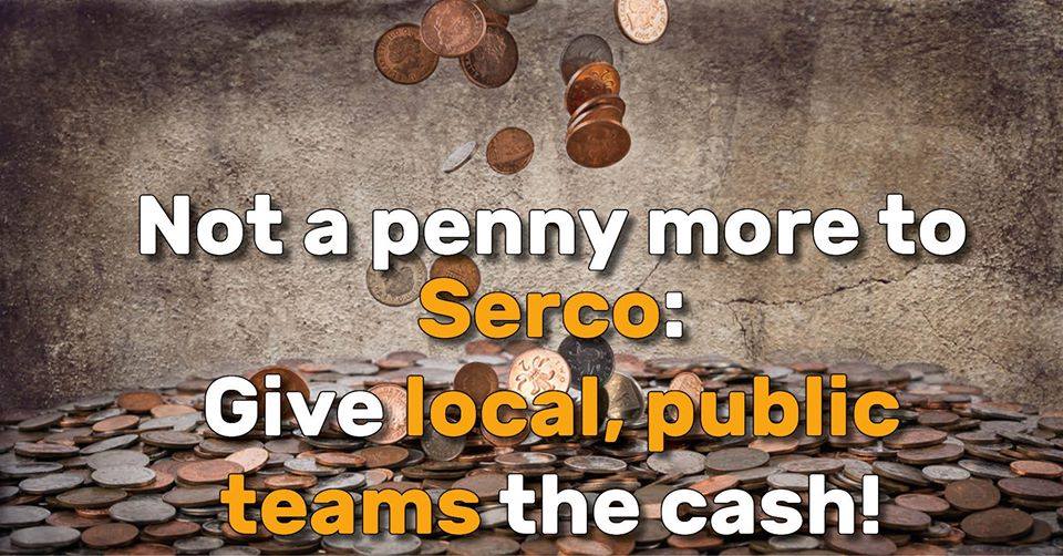 niffhurley's tweet photo. We demand not a penny more to Serco! @MattHancock
 @Keir_Starmer @BorisJohnson @SaveChorleyA_E @We_OwnIt 
 
#TrackandTrace #ScrapSerco #CorruptoVirus #nhsdetectives https://t.co/LLYGBJQavb