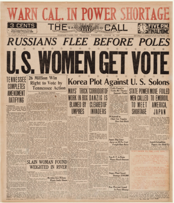 She_inreallife's tweet photo. “There never will be complete equality until women themselves help to make laws and elect lawmakers.” ~Susan B. Anthony

August 18, 1920 - August 18, 2020

TODAY: 100th anniversary 🥳

@InfluencHERproj #19thAmendment https://t.co/tWzrNH2G9U