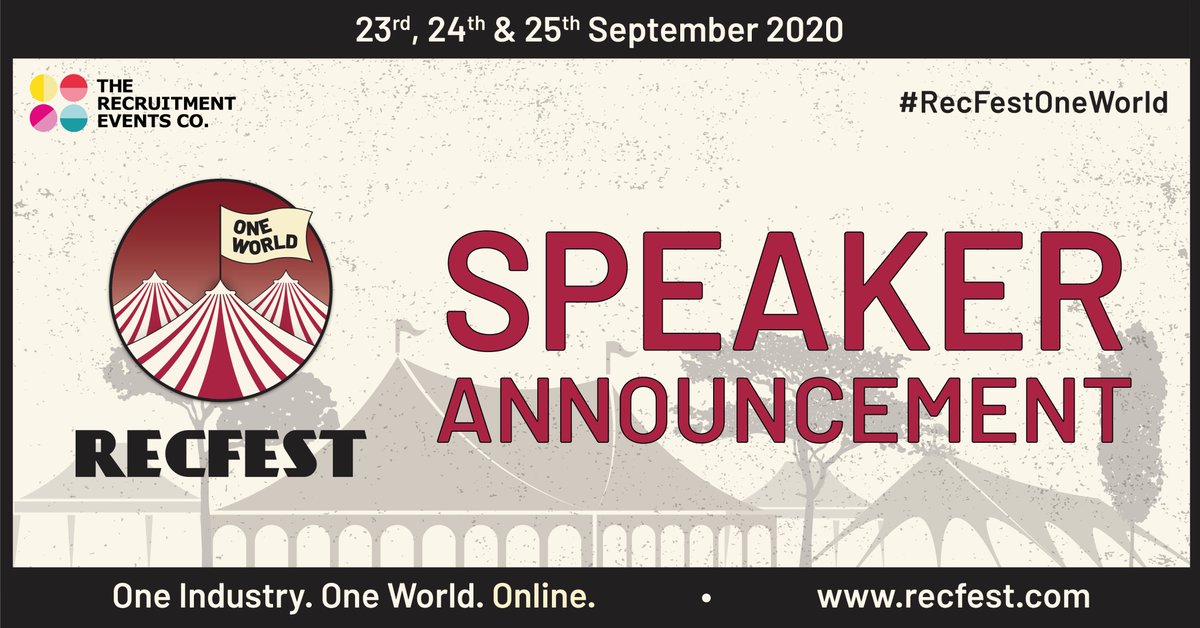 RecFest_UK's tweet image. Across 3 days, #RecFestOneWorld will feature 80+ inspiring sessions that'll touch on the latest industry content. We have just announced 25 industry-leading speakers, go ahead and check them out: recfest.com