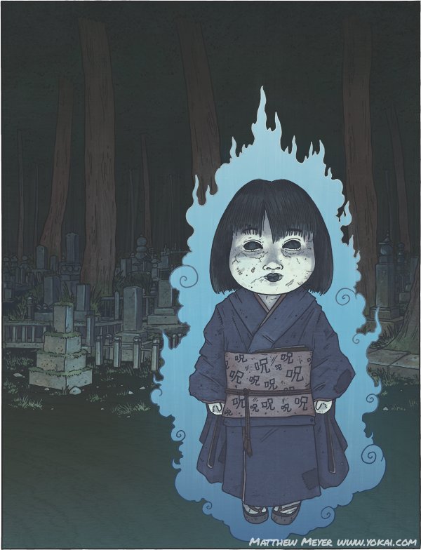 In  #JapaneseFolklore there is a wish-granting  #yokai known as hinnagami. Residing in dolls, these spirits can can grant their owner's every wish and make them very rich and powerful. Beware however as they also have a darker side...1/4 #FairyTaleTuesdayArt by  @matthewmeyerart