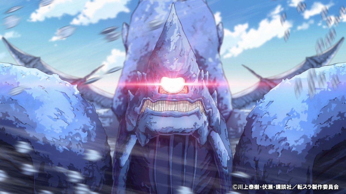 公式 Tvアニメ 転生したらスライムだった件 本日8 18放送 転生したらスライムだった件 第1期 第19話 暴風大妖渦 カリュブディス 下記時間にて本日放送です Bs11 23 30 テレビ愛知 26 05 テレビ北海道 25 35 Tvq九州放送 27 05