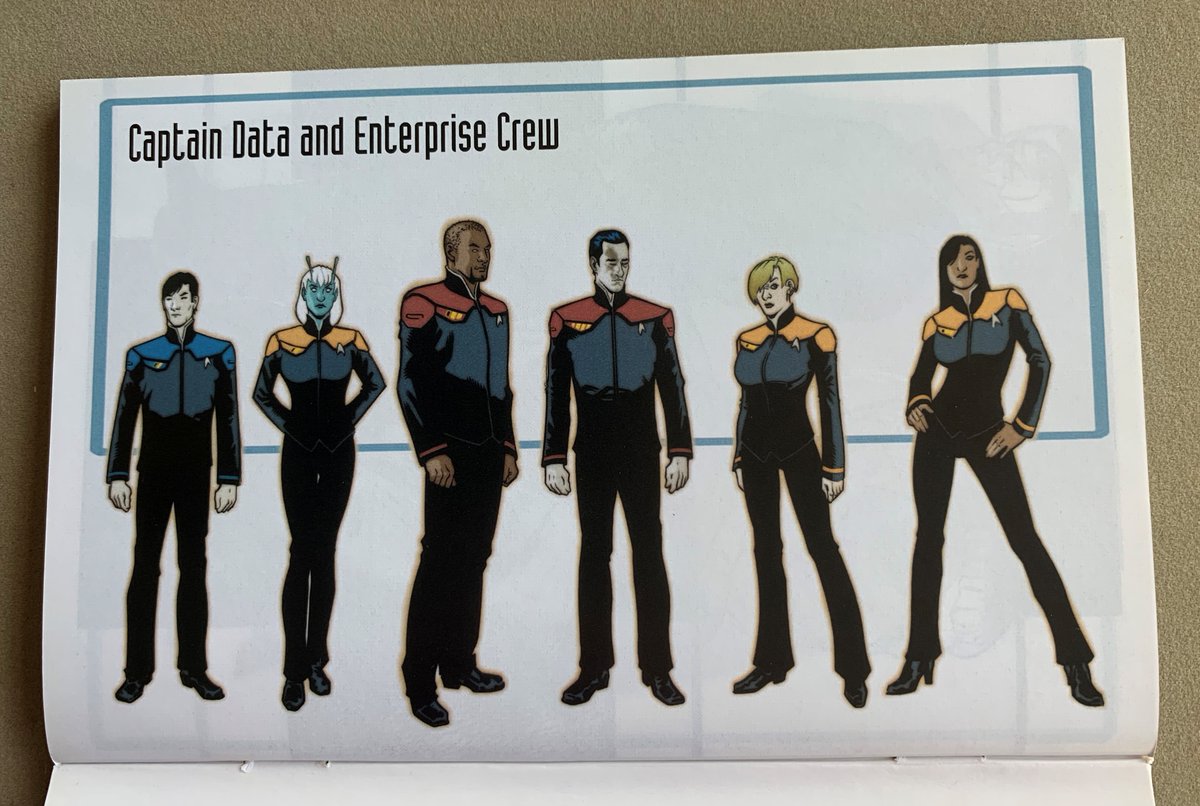 SUSIE1932's tweet image. Looking for bookmarks, I came across this interesting little book (not read yet). A photostory where Data is Captain! 🤔📚🚀 #Startrek @StarTrek #CaptainData #TuesdayThoughts #tuesdayvibes