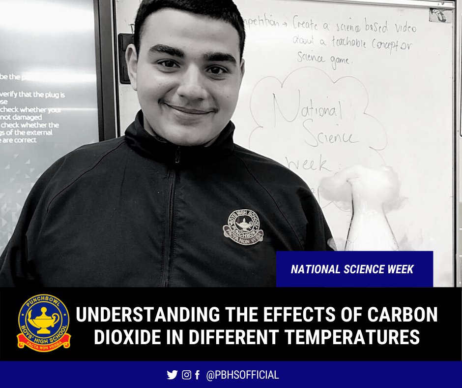 pbhsofficial's tweet photo. Day 1 of #NationalScienceWeek2020 at Punchbowl Boys' High School was a huge success.
The boys had a blast learning about the effects of carbon dioxide in different temperatures.
#AlwaysAchieving @NSWEducation https://t.co/cQjBVmrdWq
