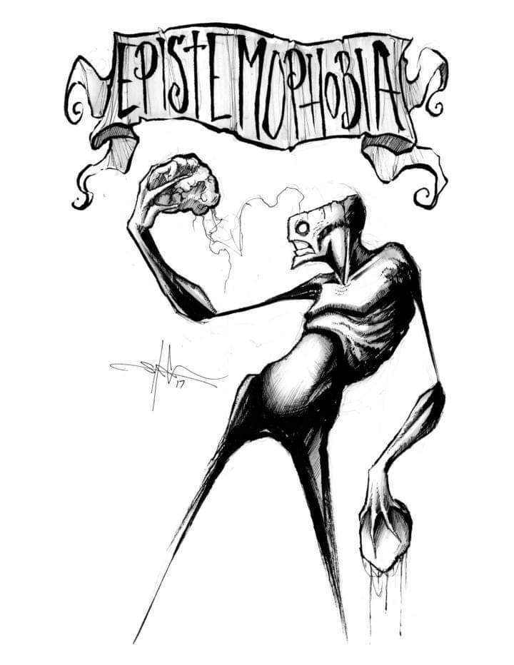 Мэдлэгээс айх айдас -  #EPISTEMOPHOBIA Illustration by Shawn Coss