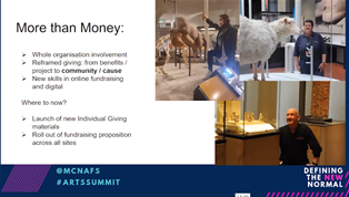 "Without our museums the objects and the stories they hold can be lost. Museums represent a space for people to connect and participate, even when they are closed." @CollectiveMarg  #ArtsSummit