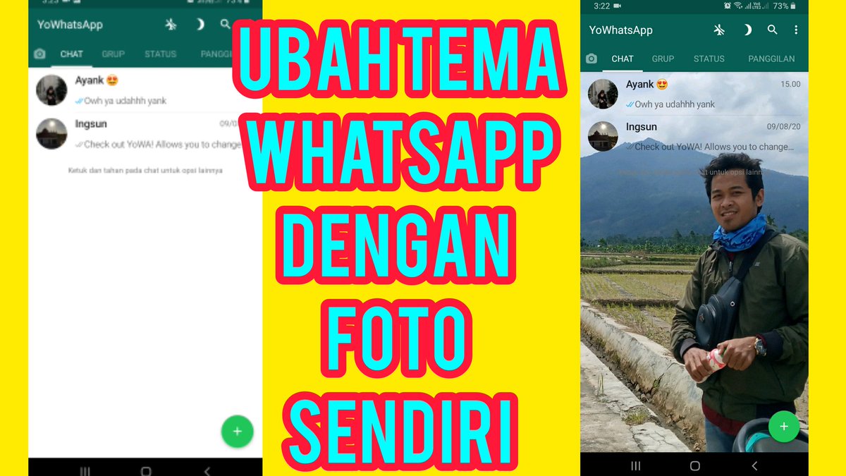 lathiv_abd's tweet image. youtu.be/ckm6qdu0BqI
Cara ubah tema whats app dengan poto sendiri.
#tutorialwhatsapp #temawa #temawhataapp #tutorialandroid #fotowhatsapp #tutorial