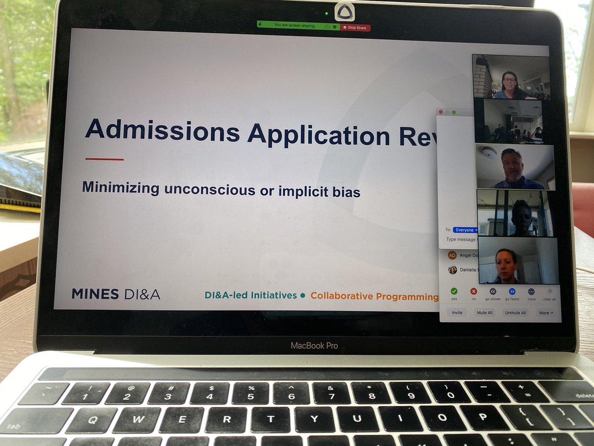 amylandengineer's tweet image. Share what you learned or what you’re doing with #OrediggersForEquity. 
This week, I helped @MinesAdmissions minimize unconscious bias in our review of future oredigger applications. They’ve been implementing best practices since 2018!