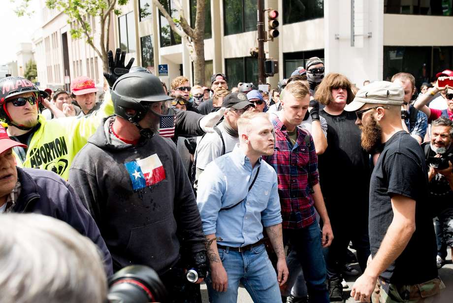 Even though this No to Marxism event in Portland doesn& #39;t have much traction, Amber Cummings has partnered with many violent fascists in Portland & Berkeley, so don& #39;t underestimate the risk.