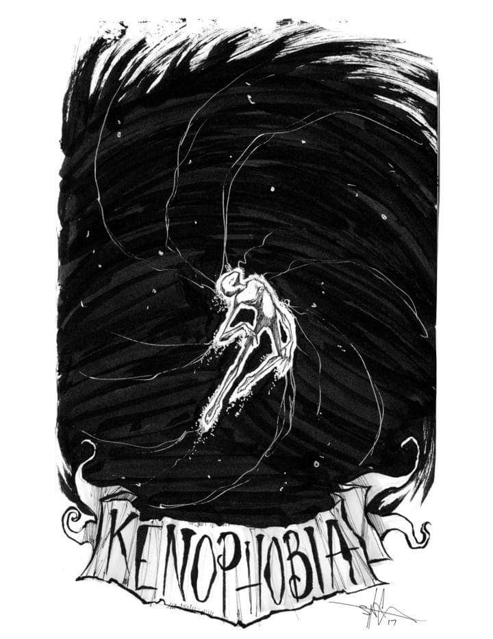 Хүнгүй өрөө, хоосон орон зайнаас айх айдас -  #KENOPHOBIA Illustration by Shawn Coss