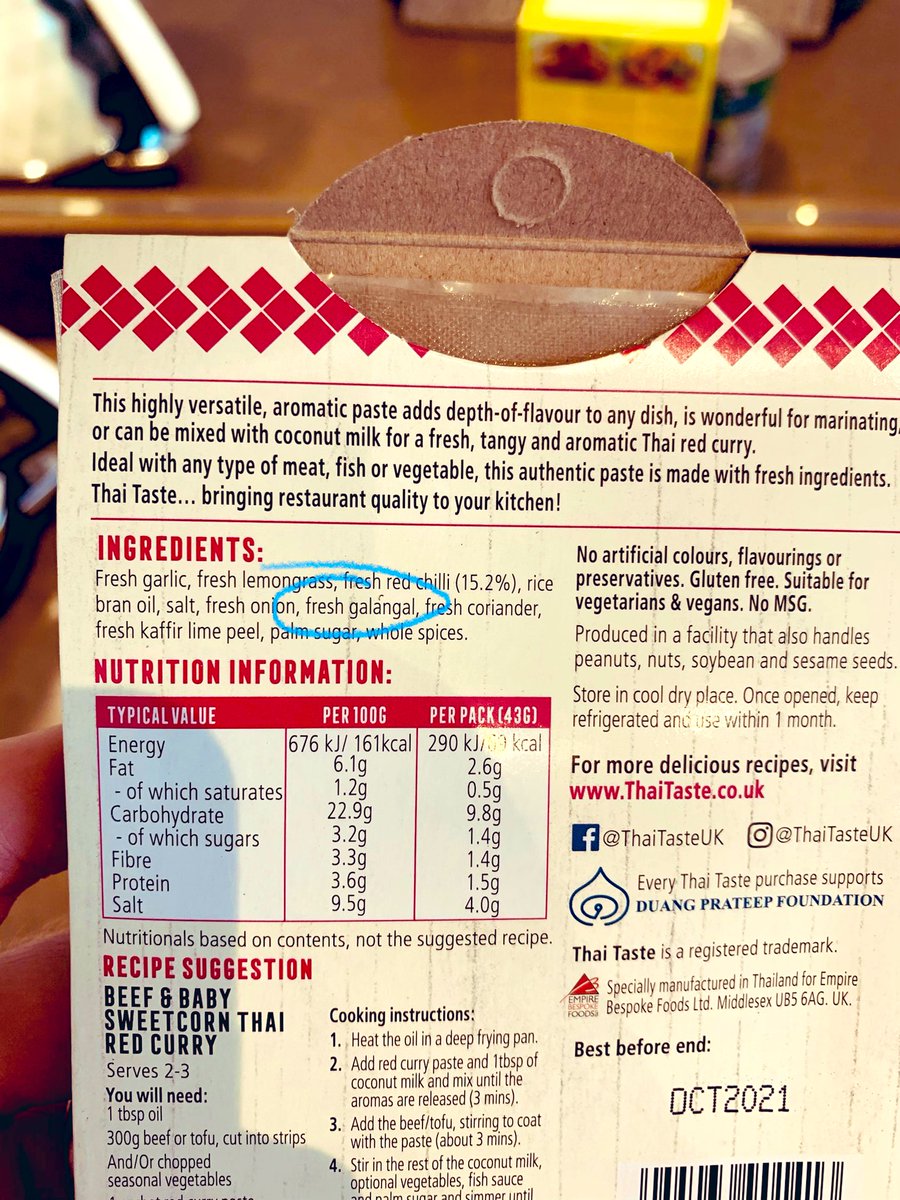 <a href="/mralistairgreen/">alistair green</a> They’re sneaking it in to our beautiful Thai curries now 🤬 is nothing sacred?!

#getgiddyonGalangal 🤪