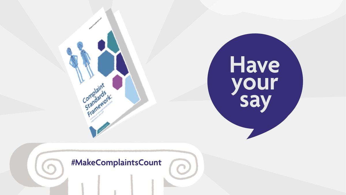 PHSOmbudsman's tweet image. Help #MakeComplaintsCount!

Working with healthcare &amp;amp; patient advocacy partners, we've developed a new set of standards to set out a shared vision for the way #NHSComplaints are handled.

🤔But what do you think should it look like?

💬Have your say ➡️ ow.ly/JtMf50AxB1E
