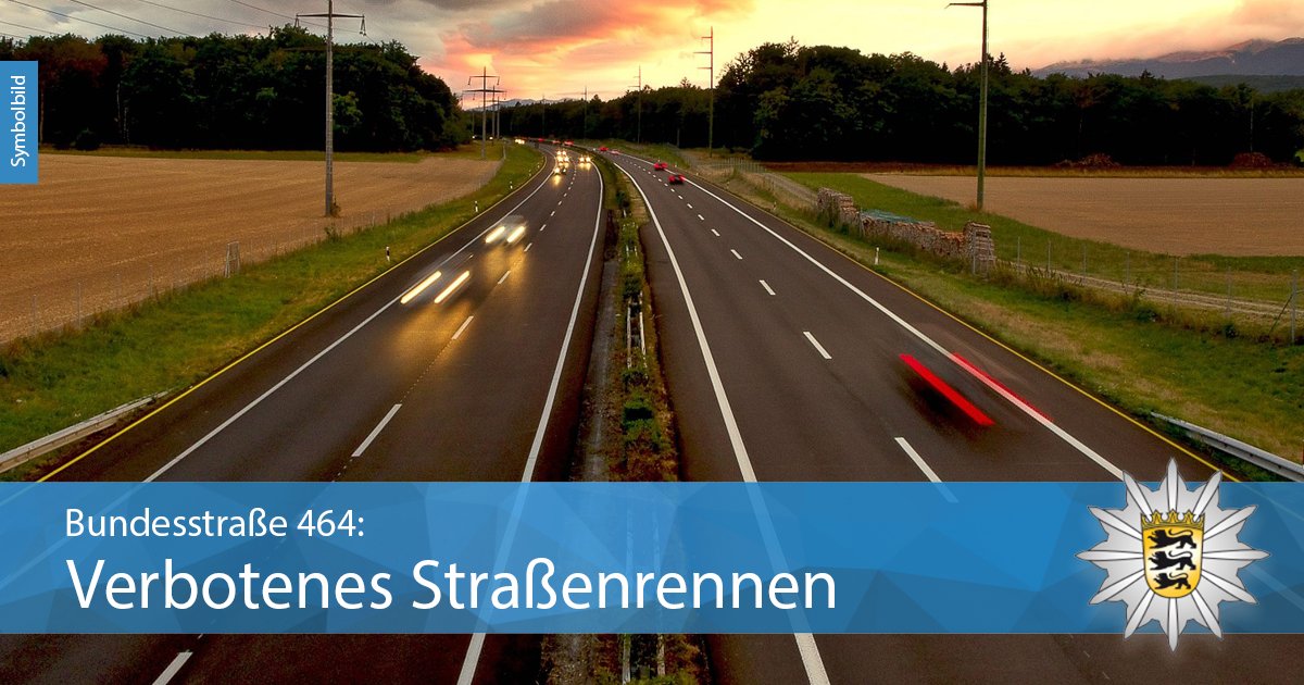 PolizeiLB's tweet photo. #B464 #Böblingen #Renningen
Ein Motorrad🏍- und Autofahrer🚗 liefern sich ein verbotenes Straßenrennen. ✋🏻
Deutlich überhöte Geschwindigkeit, von rechts überholt und mehrfach abbremsen um wieder Gas zu geben.
https://t.co/q3MVMmmVN9 https://t.co/aBhTk63xxa