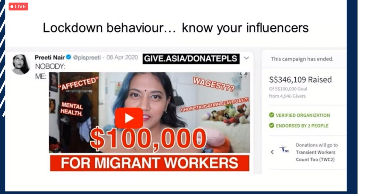 Influencers don't have to be film stars. It could "just" be someone in Row 5. @UshaMenon_Asia  #ArtsSummit