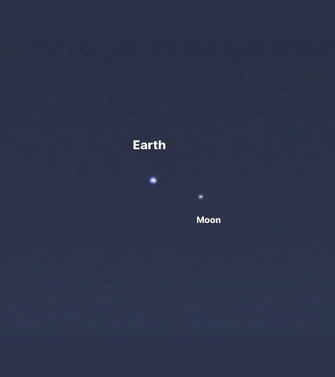 1,2 milyar km. uzaklıktaki Satürn'den nasıl görünüyoruz. Teşekkürler #Cassini Uzay Aracı!