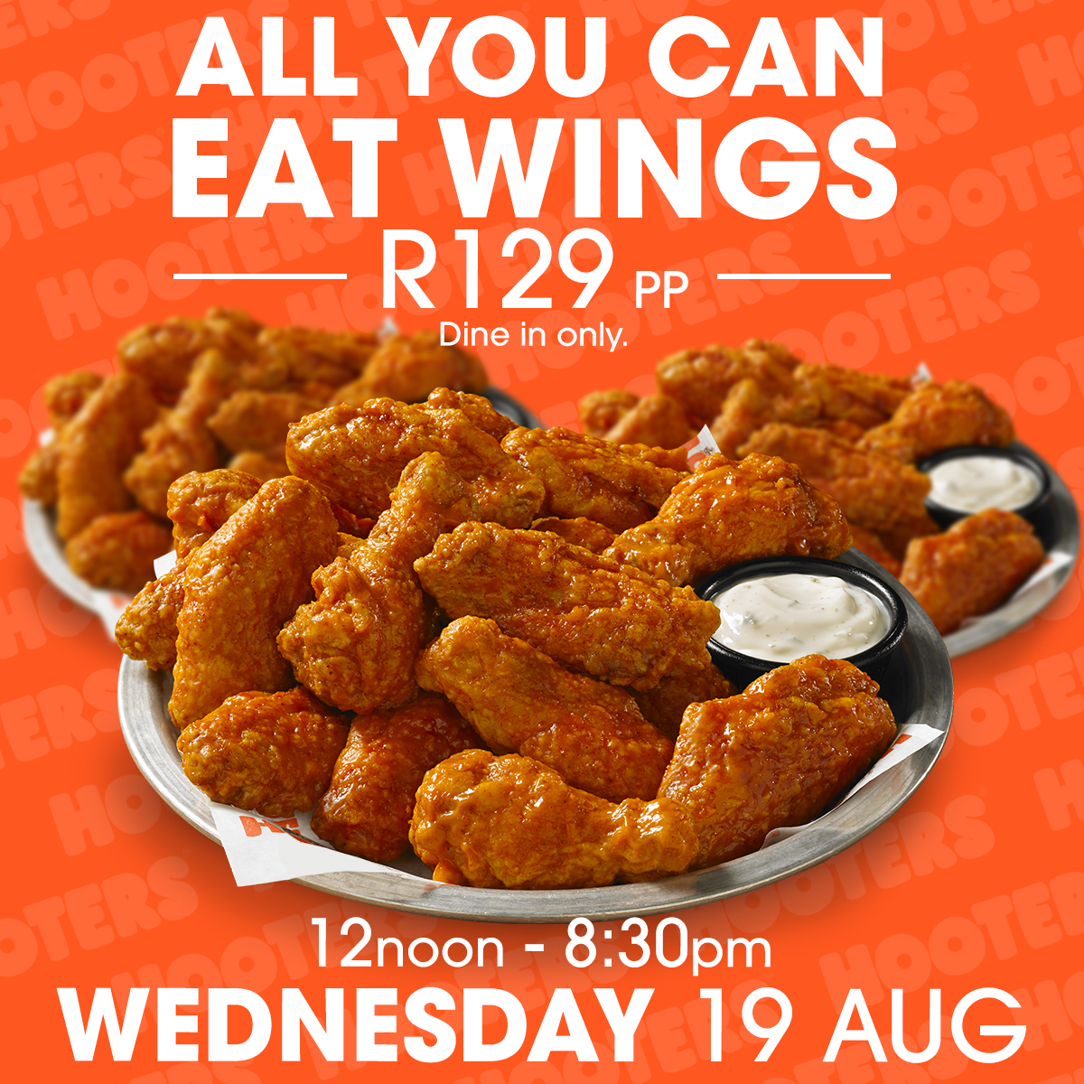 🦉Doors open at 12 tomorrow. 
🍗Come hungry... and thirsty! 🍺